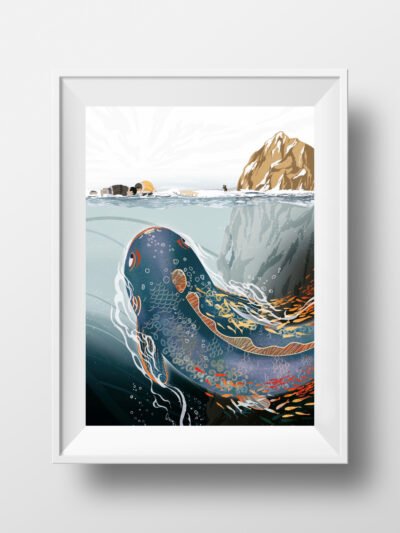 baikal totem print a3